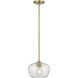 Pomari 1 Light 9.75 inch Vintage Brass Pendant Ceiling Light