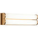 Jensen Wall Sconce Wall Light in Aged Gold Brass