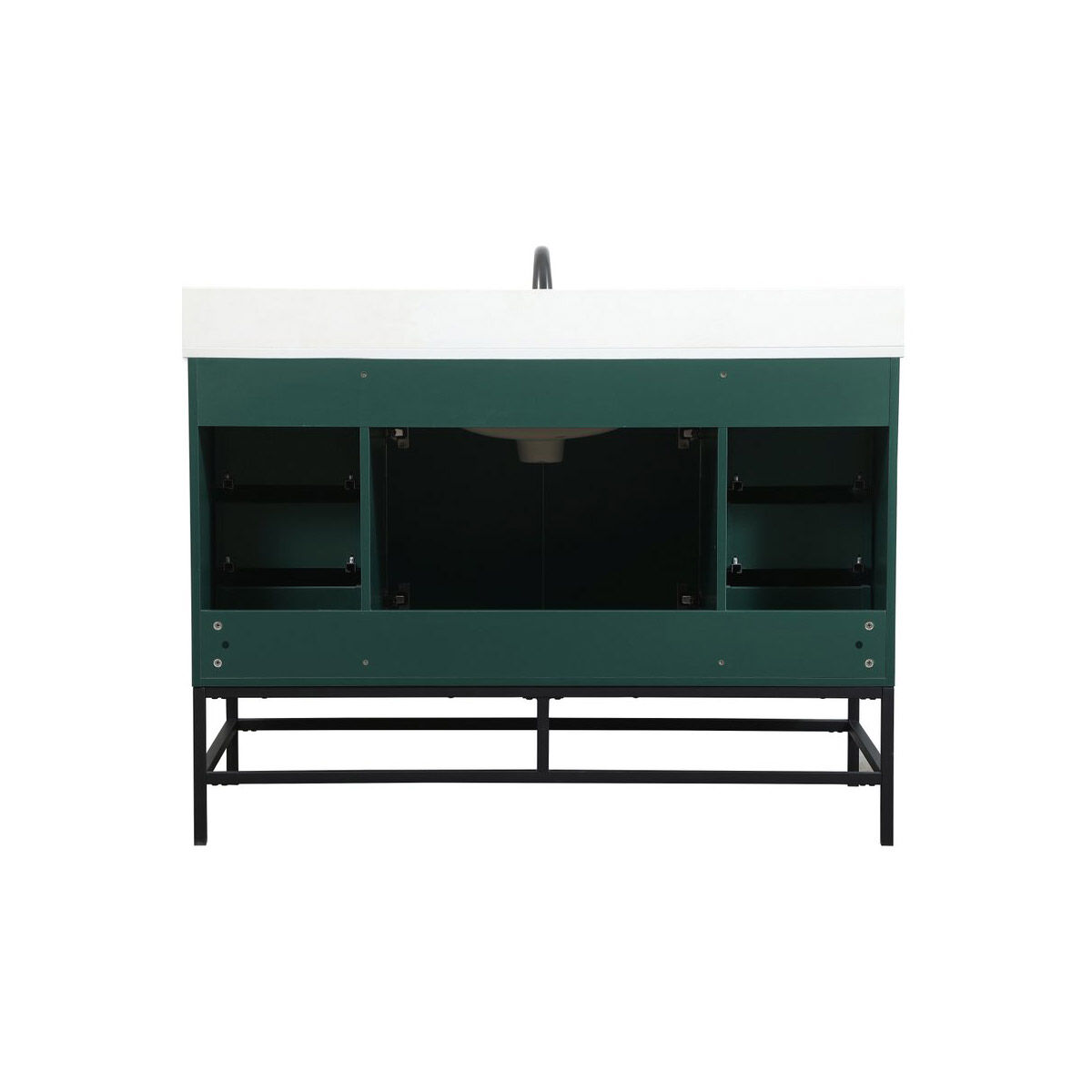 Eugene 48 X 22 X 33.5 inch Green Vanity Sink Set in Included