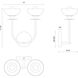Alora Mood Sylvia 2 Light 12 inch Matte Black Bath Vanity Light Wall Light
