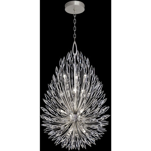 Lily Buds 12 Light 33.5 inch Silver Pendant Ceiling Light