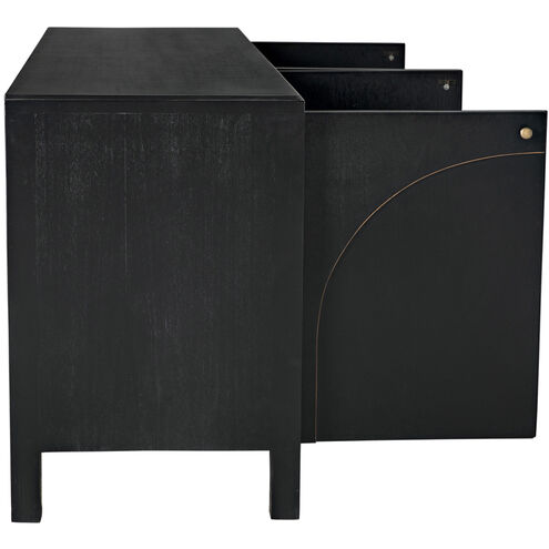 Weston 78.5 X 20.5 inch Hand Rubbed Black Sideboard