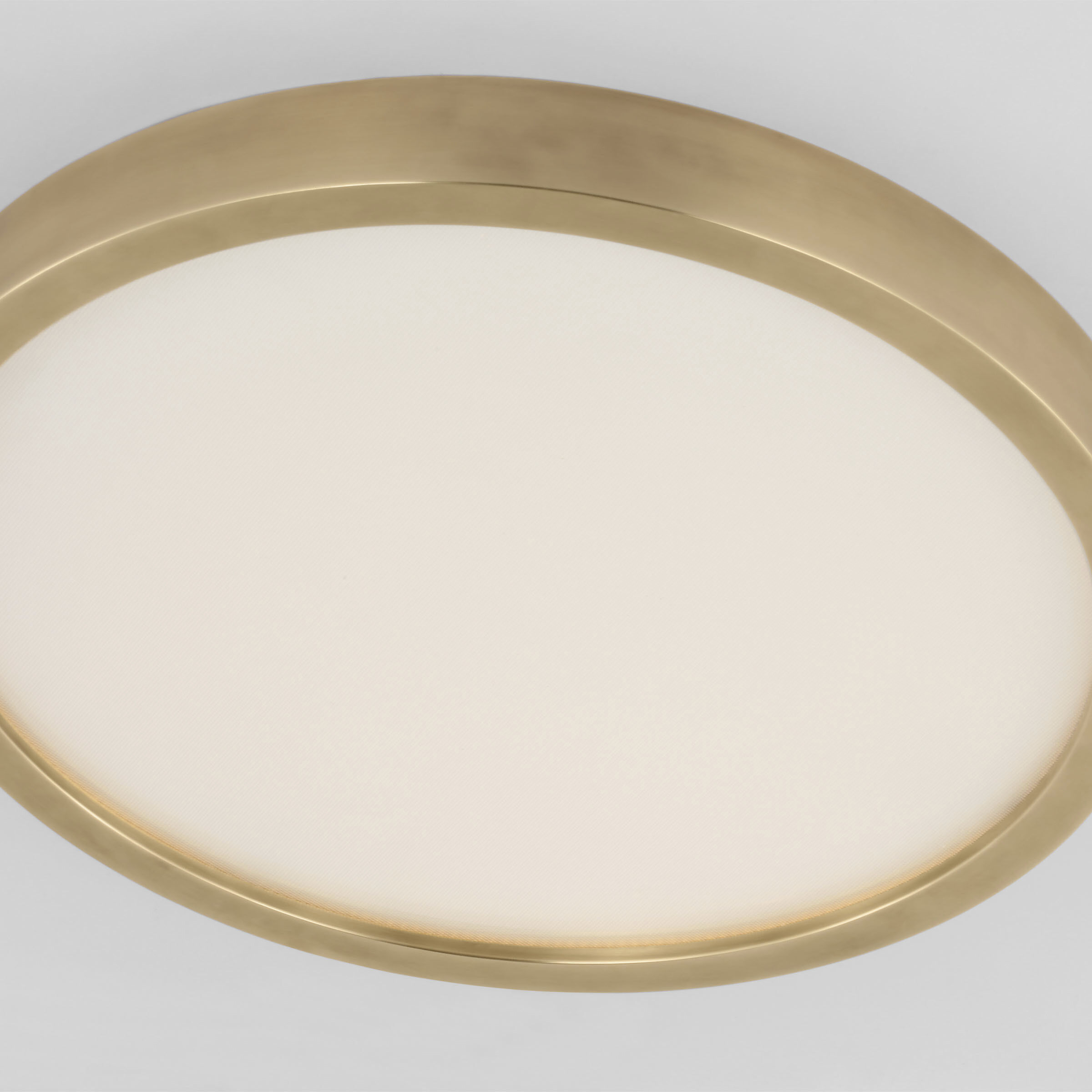 Kelly Wearstler Cerne LED 18 inch Natural Brass Flush Mount Ceiling Light in 277V