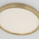 Kelly Wearstler Cerne LED 18 inch Natural Brass Flush Mount Ceiling Light in 277V
