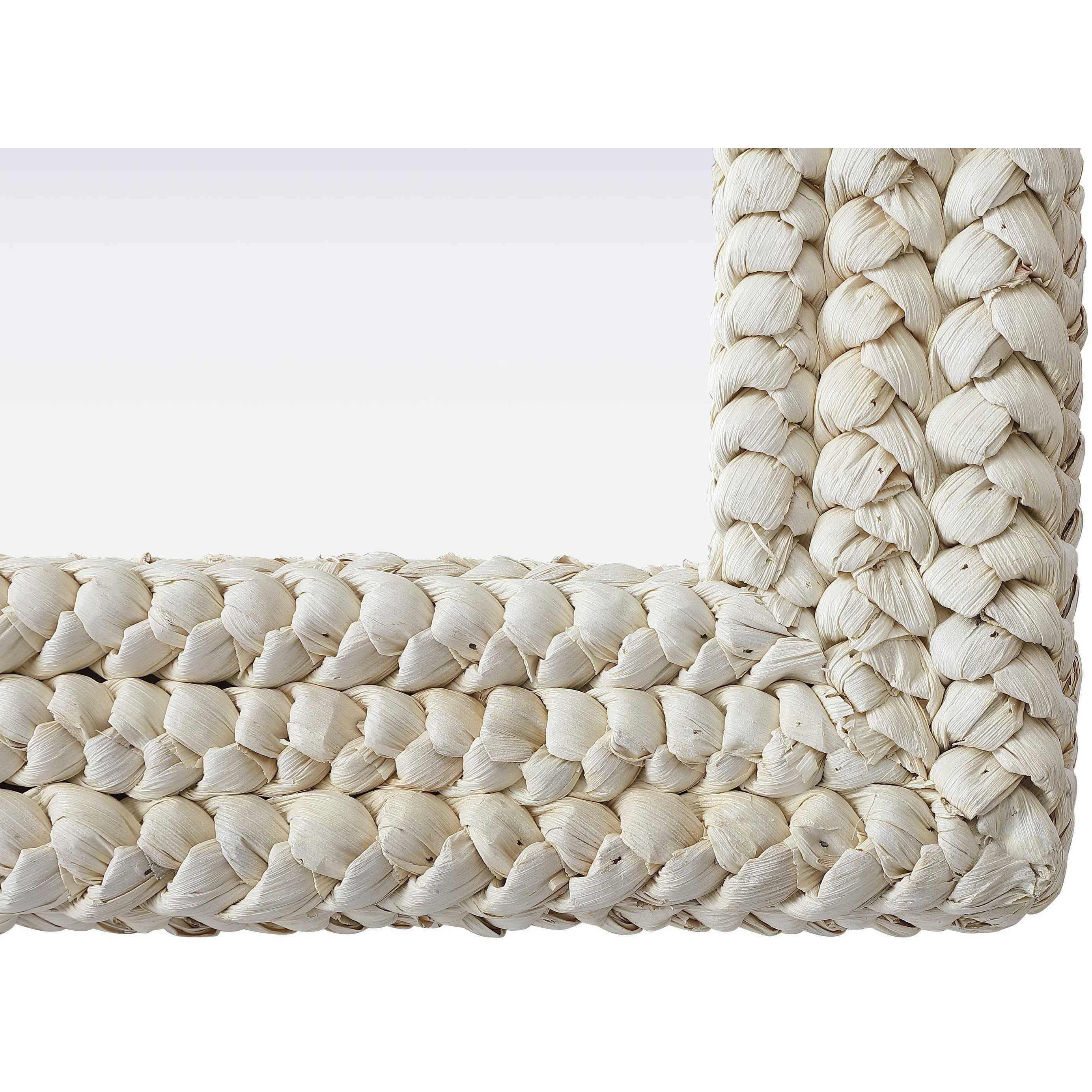 Marlowe 40 X 40 inch Linen White Mirror