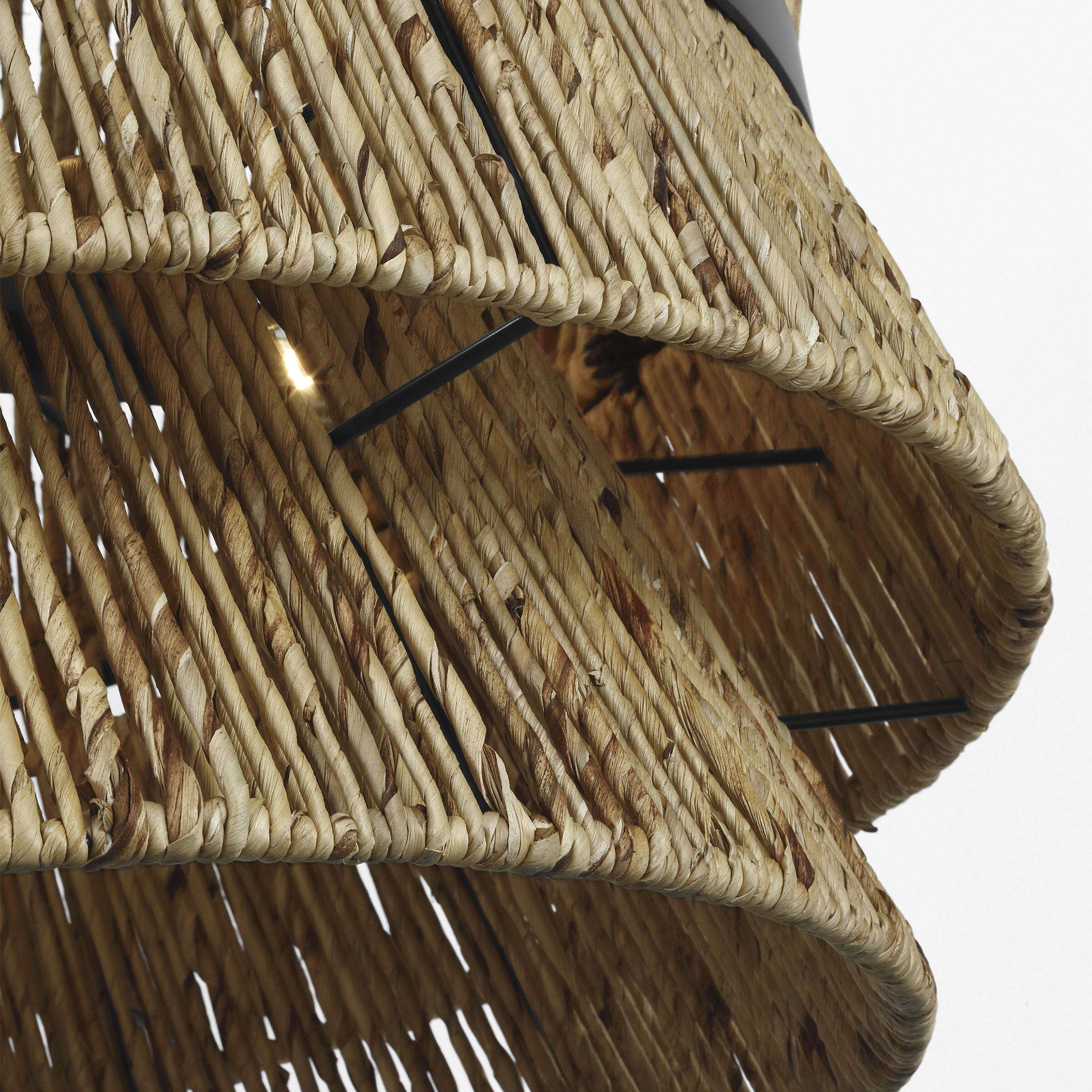 Drew & Jonathan Thurlo 4 Light 32 inch Midnight Black Hanging Shade Ceiling Light, Large