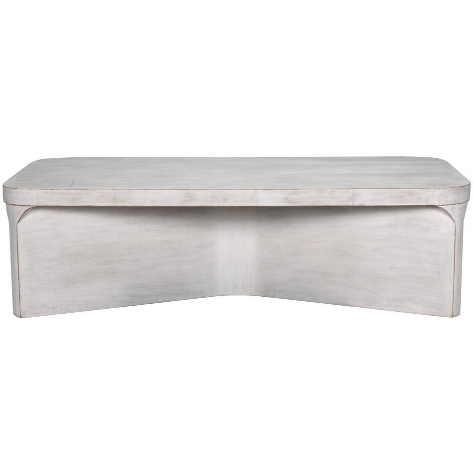 Nova 64 X 31.5 inch White Wash Coffee Table
