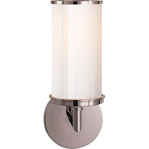 Visual Comfort Studio Cylinder 1 Light 6 inch Polished Nickel Sconce Wall Light S2006PN-WG - Open Box
