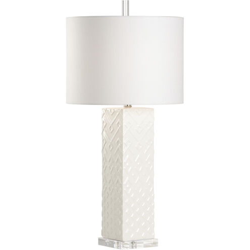 Ujamaa 23 inch 100.00 watt White/Cream Table Lamp Portable Light