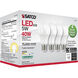 Lumos LED Medium Type A 5.00 watt 4000K Light Bulb