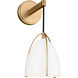Sean Lavin Norman 1 Light 6 inch Satin Brass Wall Bath Fixture Wall Light