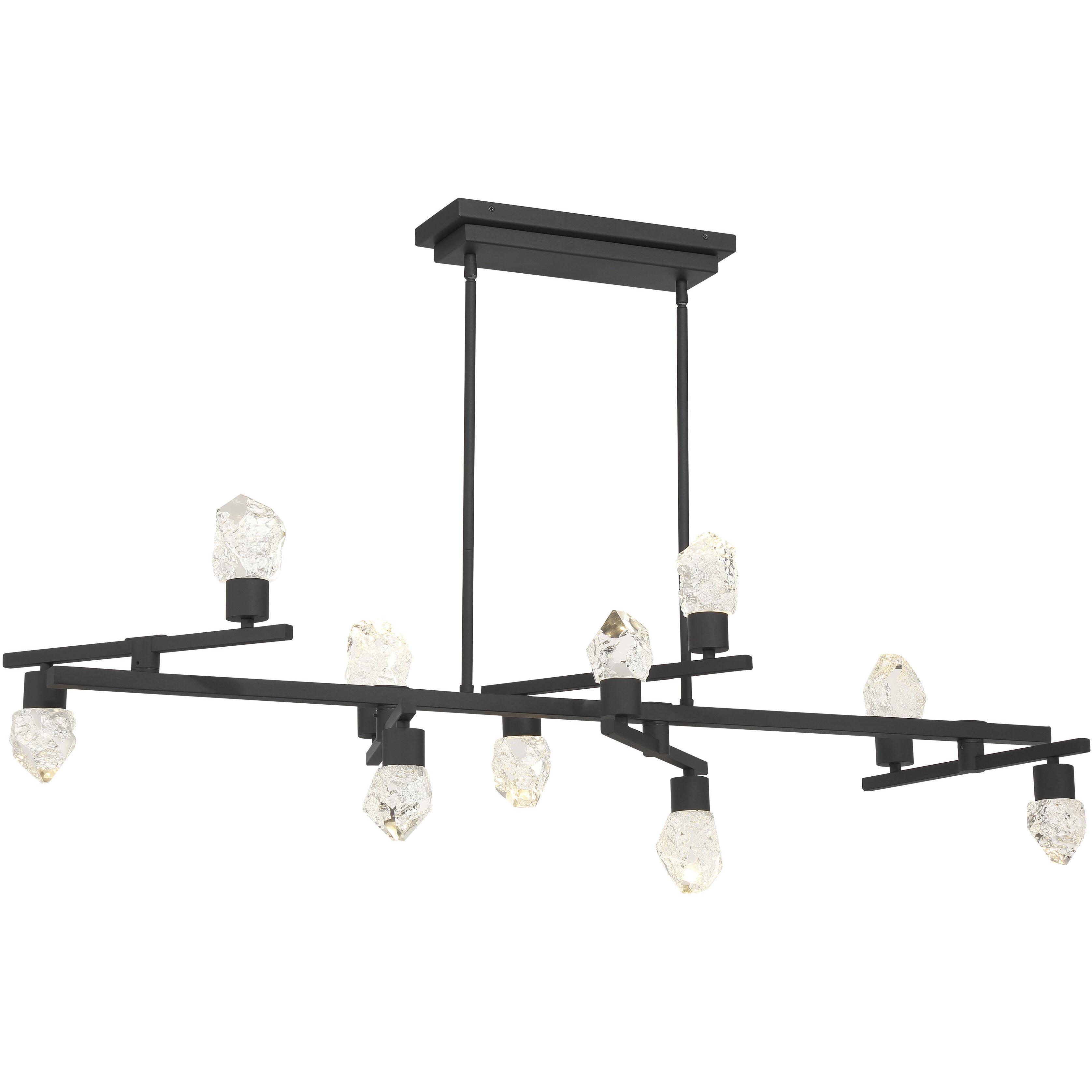 Kosmyc LED 49.5 inch Sand Black Island Light Ceiling Light