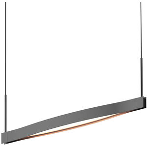 Ola LED 28 inch Satin Black Pendant Ceiling Light