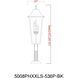 Gannon 5 Light 132.75 inch Black Outdoor Post Mounted Fixture in G9