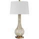 Bombon 31 inch 150 watt Pale Brown and Off-White and Antique Brass Table Lamp Portable Light