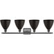 Ballston Dome LED 37.5 inch Oil Rubbed Bronze Bath Vanity Light Wall Light