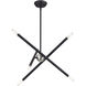 Soho 6 Light 20 inch Black Chandelier Ceiling Light