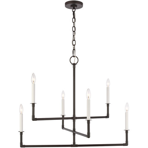 C&M by Chapman & Myers Bayview 6 Light 32.00 inch Chandelier