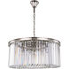 Sydney 8 Light 32 inch Polished Nickel Chandelier Ceiling Light, Urban Classic
