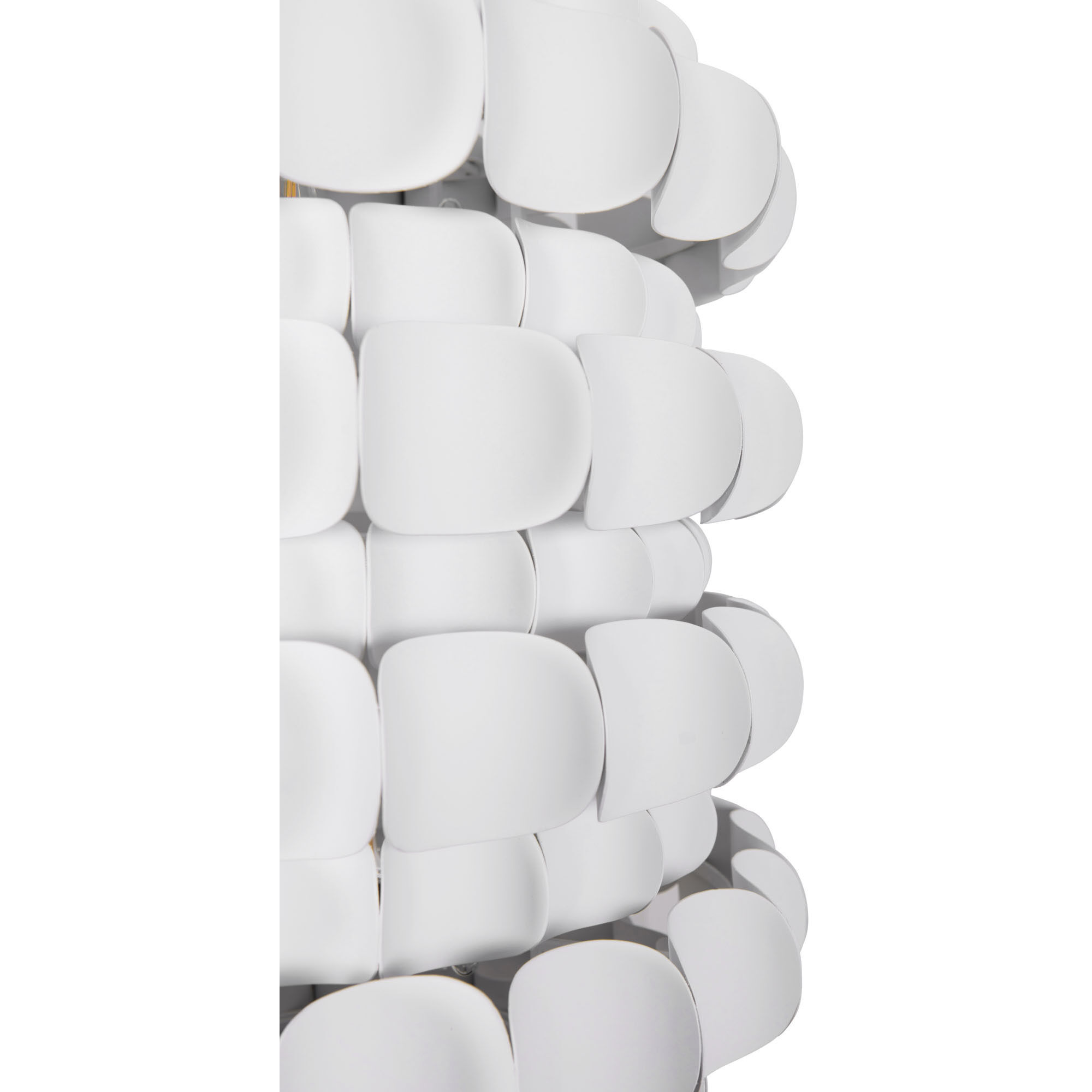 Swoon 6 Light 20 inch Matte White Foyer Pendant Ceiling Light, Smithsonian Collaboration