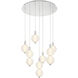 Palmas 7 Light 24 inch Nickel Chandelier Ceiling Light