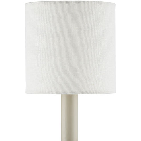 Grasscloth Off-White Drum Chandelier Shade