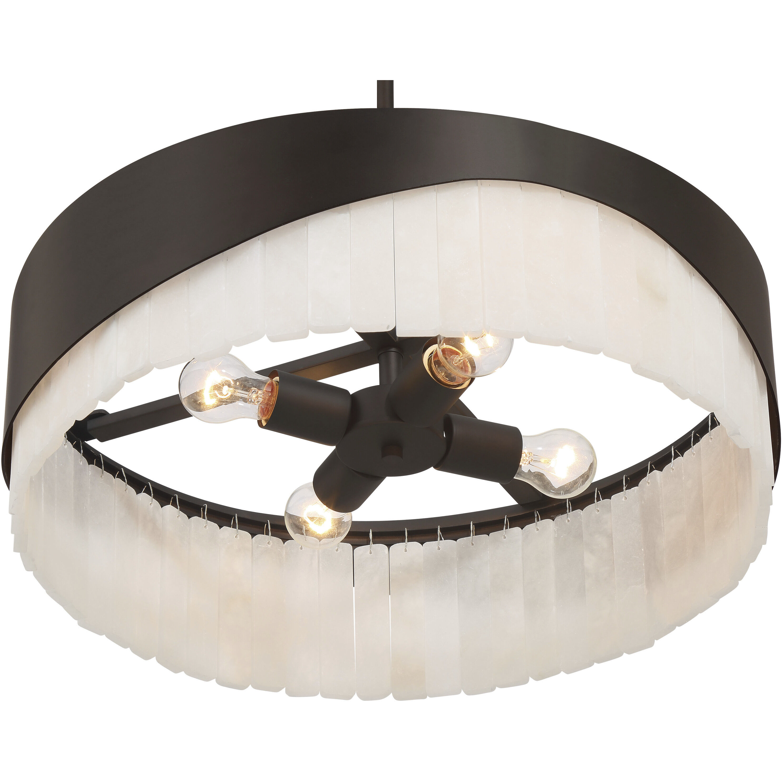 Sway 4 Light 20 inch Dark Bronze Pendant Ceiling Light