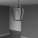 Cage LED 13 inch Matte Black Chandelier Ceiling Light