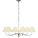 Chapman & Myers Hollings LED 41.5 inch Pewter Chandelier Ceiling Light
