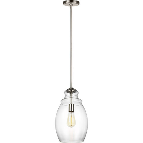Marino 1 Light 9.25 inch Satin Nickel Pendant Ceiling Light