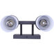 Britton 2 Light 12.5 inch Matte Black Vanity Fixture Wall Light