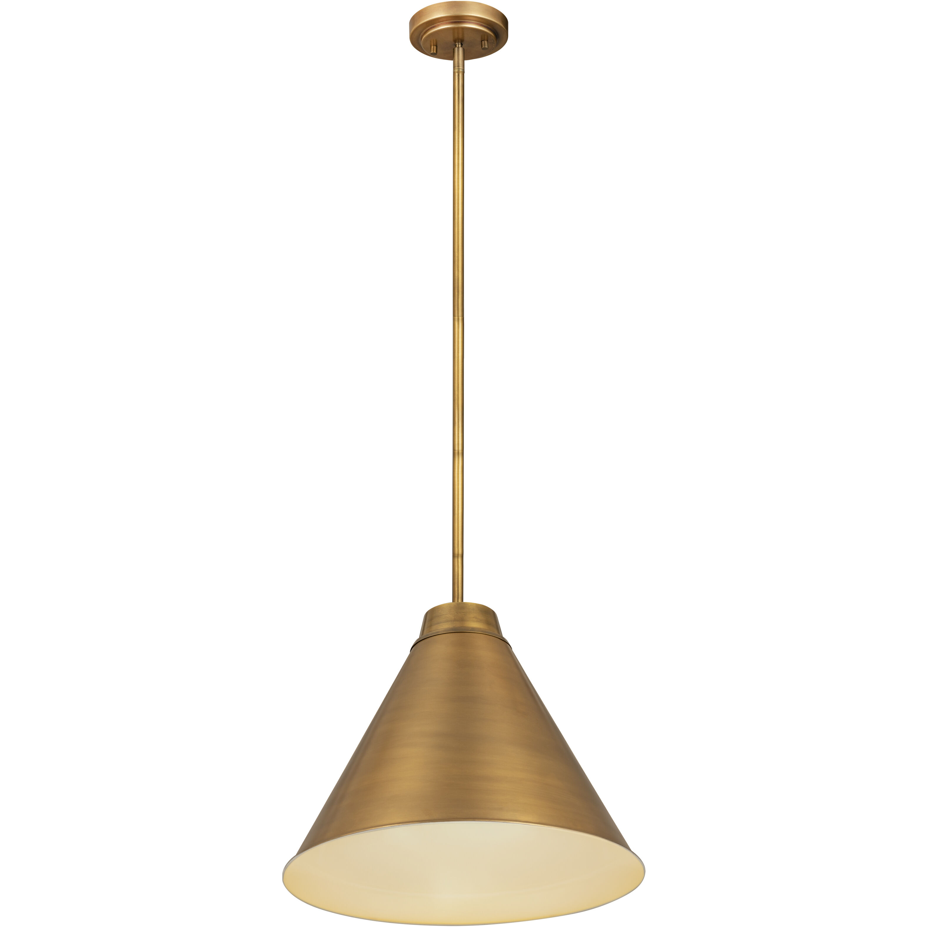 Eaton 1 Light 18 inch Rubbed Brass Pendant Ceiling Light