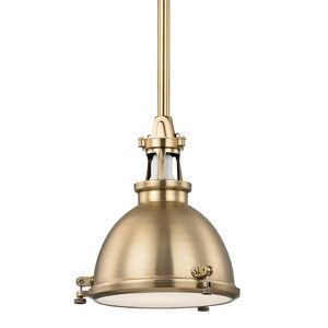 Massena 1 Light 10 inch Aged Brass Pendant Ceiling Light