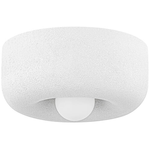 Doris 1 Light 12.25 inch Aged Brass Flush Mount Ceiling Light