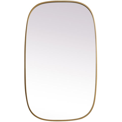 Brynn 40 X 24 inch Brass Mirror in 24 x 40