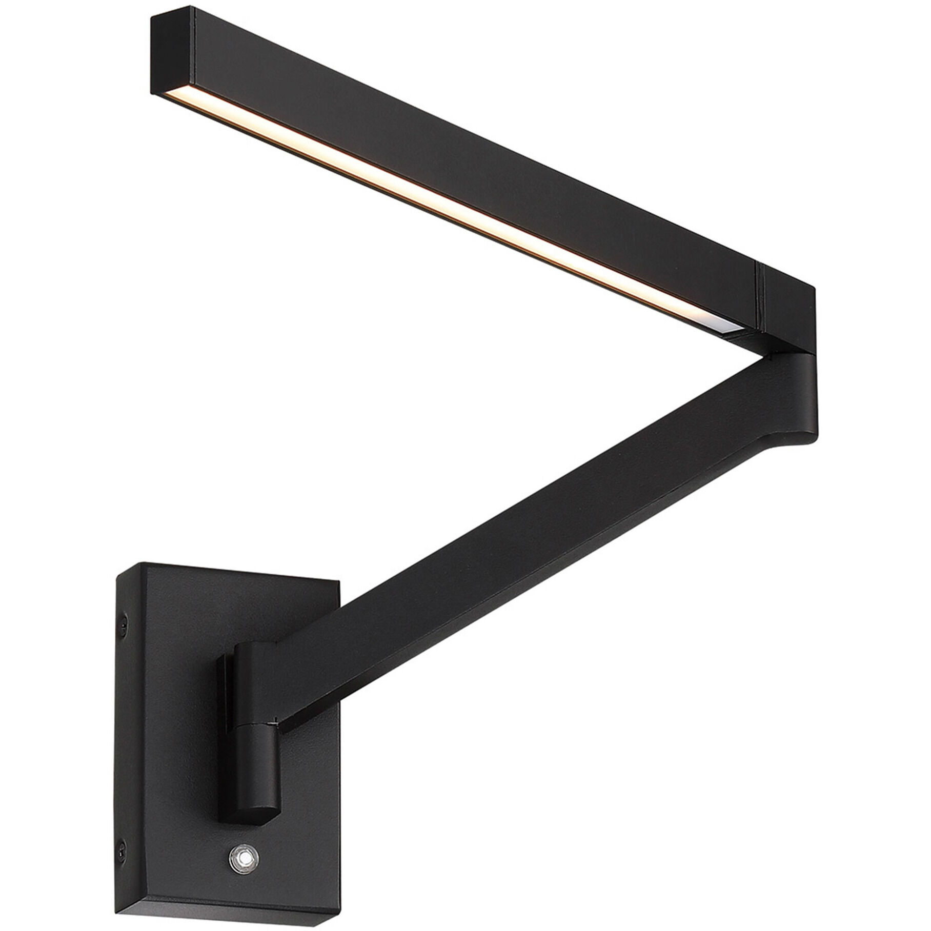 Beam 3 inch 8 watt Black Headboard Light Wall Light