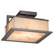 Lumenaria LED 12 inch Dark Bronze Flush Mount Ceiling Light