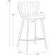 Arabella 35.75 inch Bravo Portabella / Polo Club Kohl Grey Counter Stool