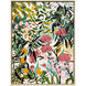 Home Green and Pink and Turquoise Canvas