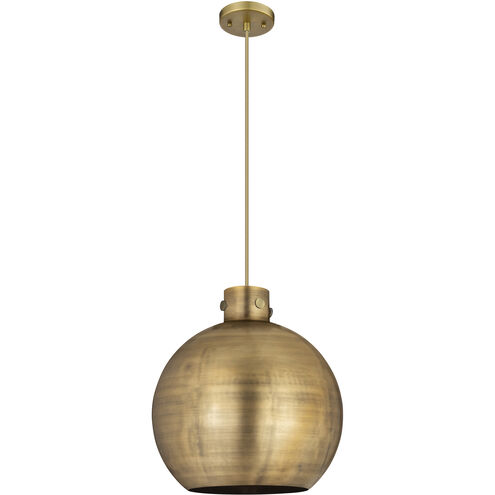 Newton Sphere 1 Light 16 inch Brushed Brass Pendant Ceiling Light