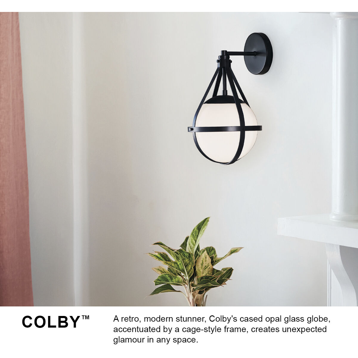 Colby 1 Light 9.25 inch Lacquered Brass Sconce Wall Light