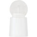 Pratt 1 Light 5 inch Matte White Sconce Wall Light