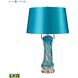 Vergato 24 inch 9.5 watt Blue with Clear Table Lamp Portable Light in LED