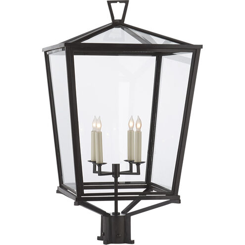 Chapman & Myers DarlanaO 4 Light 31 inch Bronze Outdoor Post Light