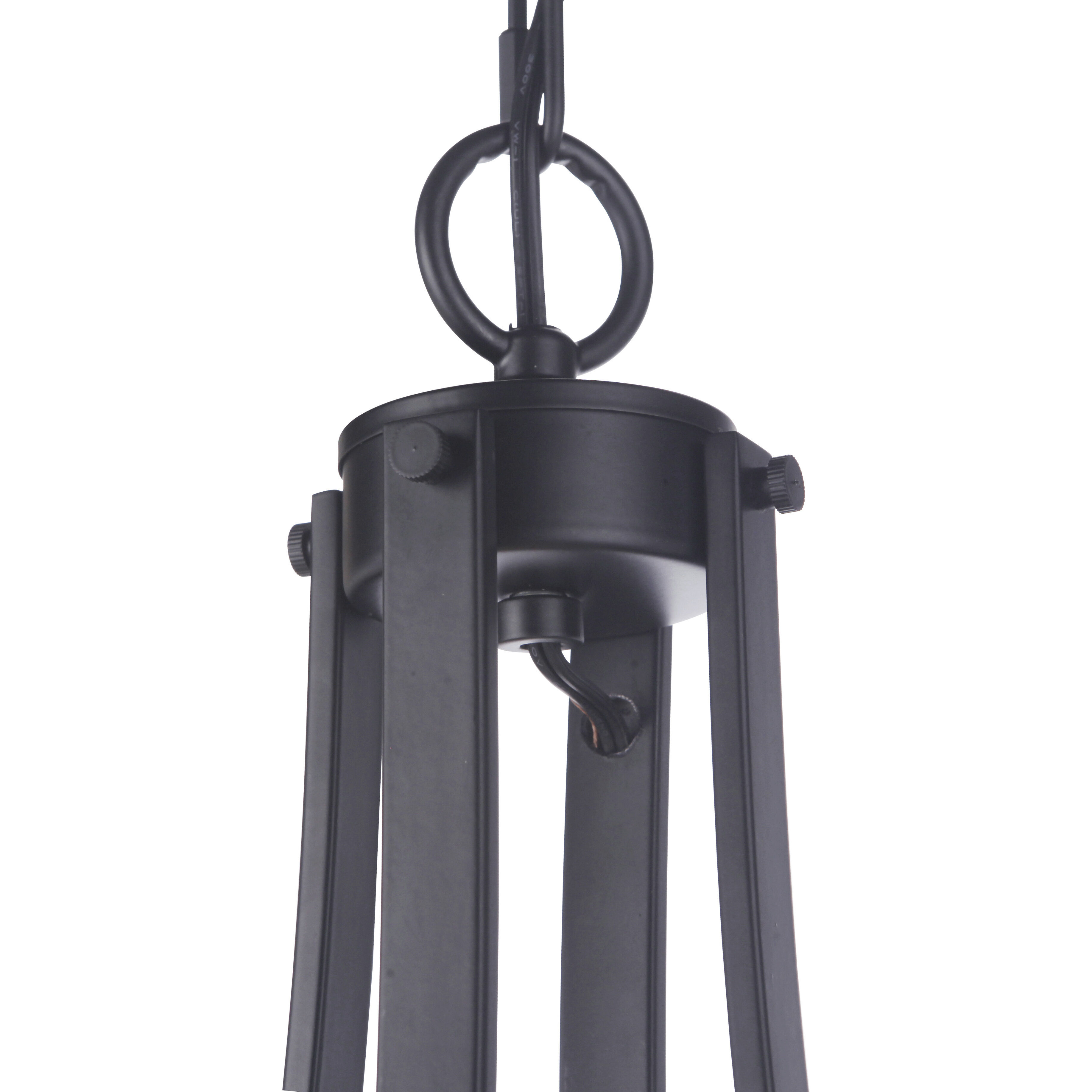 Elliot 5 Light 27 inch Flat Black Chandelier Ceiling Light
