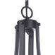 Elliot 5 Light 27 inch Flat Black Chandelier Ceiling Light