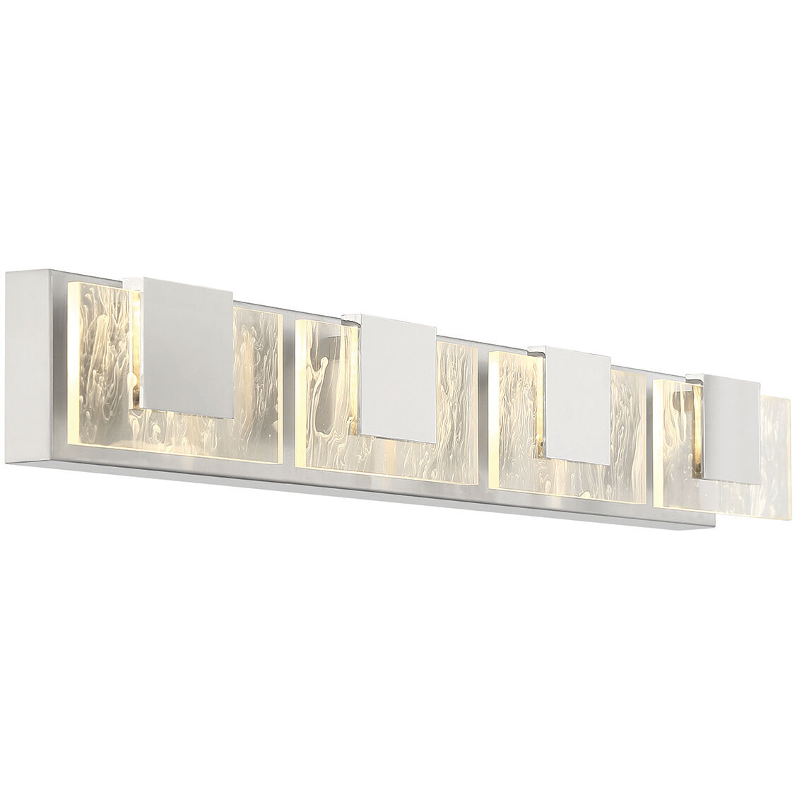 Kasha LED 37 inch Chrome Vanity Light Wall Light