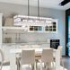 Sophie 6 Light 47 inch Matte Black Linear Chandelier Ceiling Light