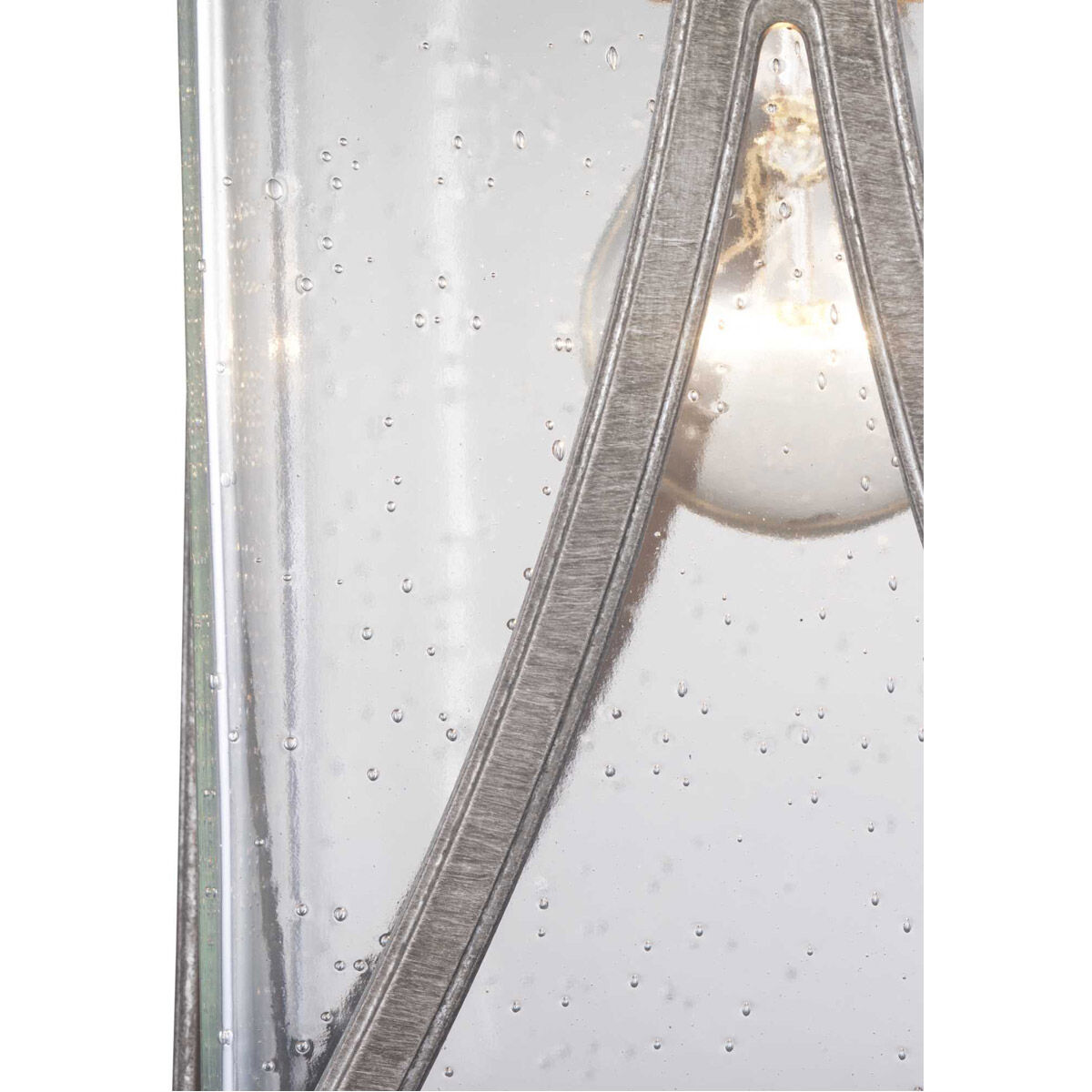 Abbott 1 Light 8 inch Antique Pewter Outdoor Hanging Lantern