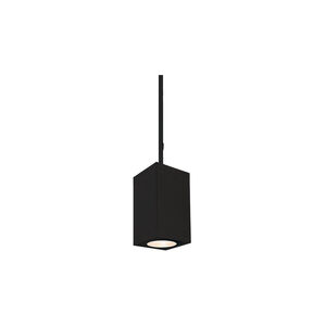 Cube Arch LED 5 inch Black Outdoor Pendant in 3000K, 85, Spot